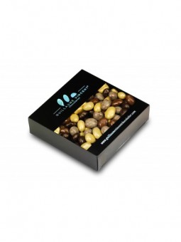 Grains de raisin macérés enrobés de 3 chocolats