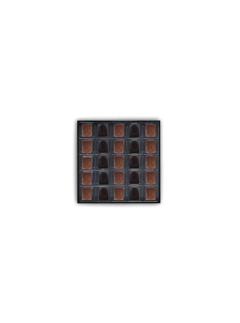Coffret de 25 chocolats - Pralinés aux noisettes