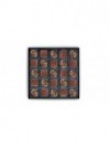 Coffret de 25 chocolats - pécan/tonka et sésame