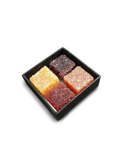 Coffret d'un assortiment de pâtes de fruit 32mm