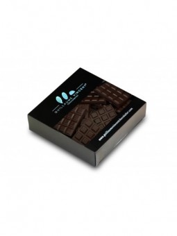 Mini-tablettes de chocolat noir au cacao du Cameroun