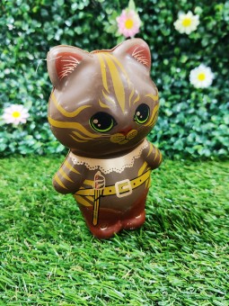 Chat décoré en chocolat au...