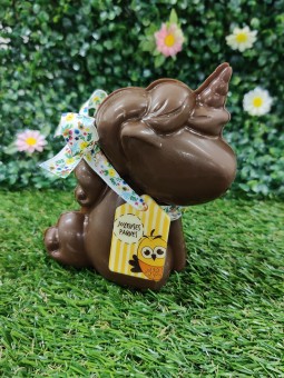 Licorne en chocolat au lait
