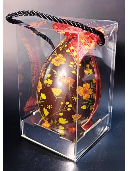 Oeuf décoré en chocolat...