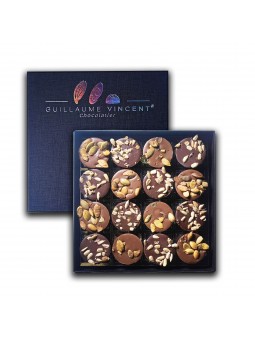 Coffret de 16 pralinés aux...