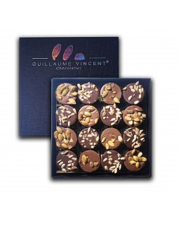 Coffret de 16 pralinés aux...