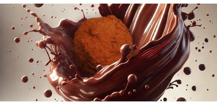 Truffes au chocolat au lait, truffes au chocolat blanc, truffes au chocolat noir, truffe chocolat
